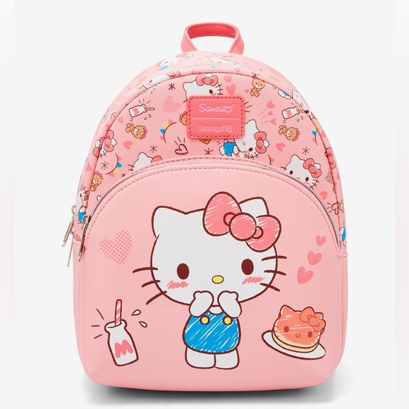 Loungefly Pink Hello Kitty Tiny Chum & Treats Mini Backpack NWT
